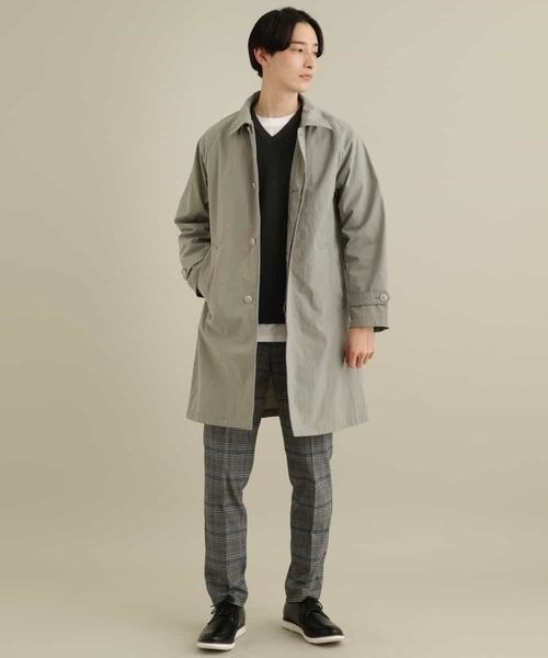 a.v.v(アーヴェヴェ)の「【2枚SET/洗濯機で洗える】カットソー付きVネックアゼニット(ニット/セーター・メンズ・ベージュ/ライトブルー/ネイビー/チャコールグレー/ピンク/ホワイト・50/46/48/44)」の13枚目の写真