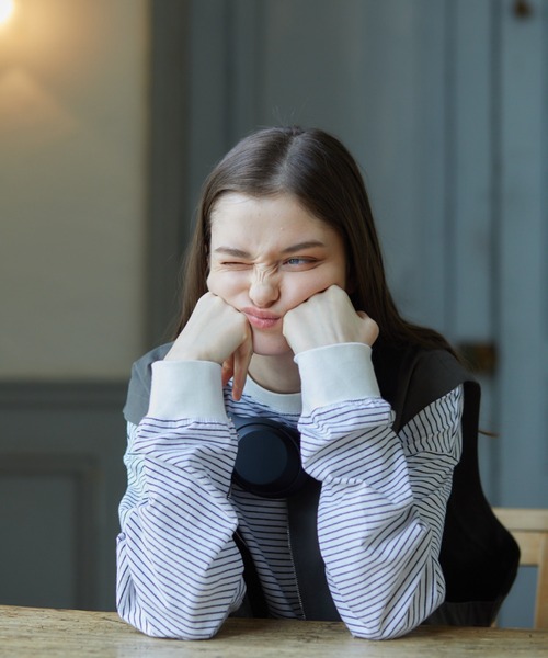 flaner（フラネ）の「Loose military vest/ルーズミリタリーベスト（ベスト・レディース・ベージュ/チャコールグレー/カーキ・MEDIUM/LARGE）」の12枚目の写真