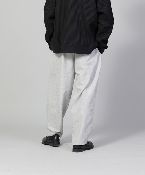 UNIIT(ユニット)の「【UNIIT/ユニット】テックリネンルーズ7分丈パンツ ワイドパンツ バギーボトム バルーンシルエット(その他パンツ・メンズ・チャコールグレー/グレー/ブルー・SMALL/MEDIUM/LARGE)」の14枚目の写真