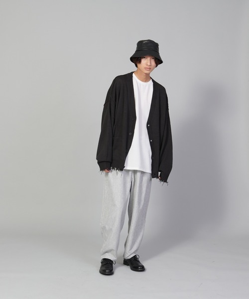 UNIIT(ユニット)の「【UNIIT/ユニット】テックリネンルーズ7分丈パンツ ワイドパンツ バギーボトム バルーンシルエット(その他パンツ・メンズ・チャコールグレー/グレー/ブルー・SMALL/MEDIUM/LARGE)」の5枚目の写真