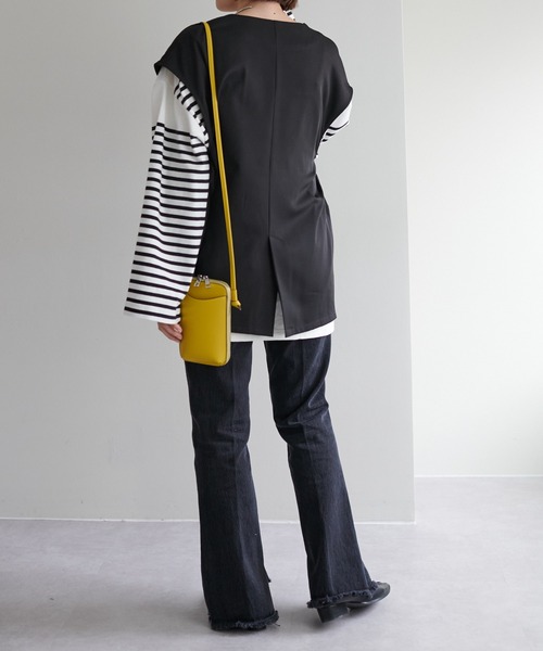 DISCOAT（ディスコート）の「【WEB限定】ミドルベスト（ベスト・レディース・ブラック/グレー/ライトベージュ/グレイッシュベージュ・FREE）」の12枚目の写真