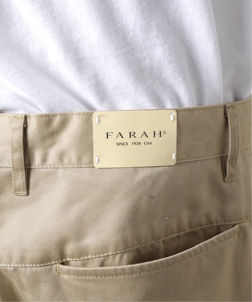 FARAH（ファーラー）の「【FARAH/ファーラー】1タック ワイドテーパード チノパンツ（チノパンツ・メンズ・ベージュ・34/30/32）」の10枚目の写真