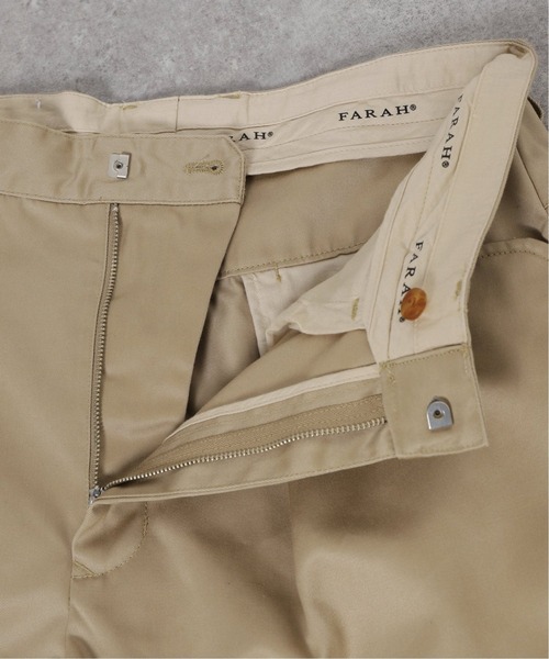 FARAH（ファーラー）の「【FARAH/ファーラー】1タック ワイドテーパード チノパンツ（チノパンツ・メンズ・ベージュ・34/30/32）」の12枚目の写真