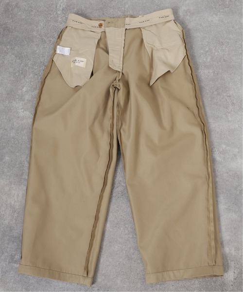 FARAH（ファーラー）の「【FARAH/ファーラー】1タック ワイドテーパード チノパンツ（チノパンツ・メンズ・ベージュ・34/30/32）」の13枚目の写真