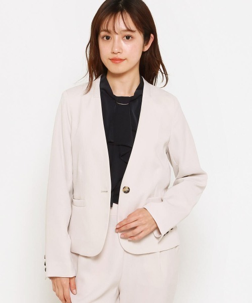 ライトダブルクロスジャケット ノーカラージャケット ノーカラージャケット Masch Masch ミッシュマッシュ のノーカラージャケット ライトダブルクロスジャケット を購入できます Misch Misch Masch ミッシュマッシュ のファッション 1年