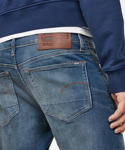 G-STAR(ジースター)の「3301 SLIM JEANS/ベーシックデザインスリムテーパードジーンズ(デニムパンツ・メンズ・インディゴブルー・28/32/29/32/27/30/28/30/30/32/31/32/34/32/29/30/27/32/30/30/31/30/32/30/34/30/36/32/36/30/33/30/32/32/33/32)」の6枚目の写真