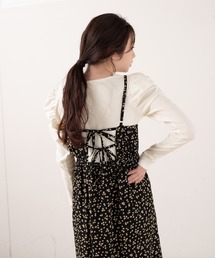 OLIVE des OLIVE | 【WEB限定】テレコインナー×キャミワンピースset(ワンピース)