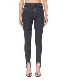 DIESEL | DIESEL SS22 レディース デニム トラックデニム スーパースキニー ハイウエストブラックデニム(デニムパンツ)