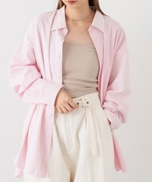 WHIMSIC | 【WHIMSIC】パッチワークストライプシャツ(シャツ/ブラウス)