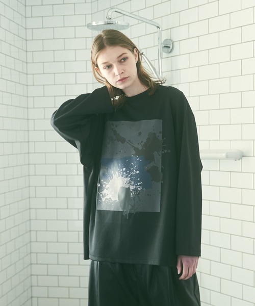 DOOPZ（ドープス）の「Paint graphic square long-T / ペイント 