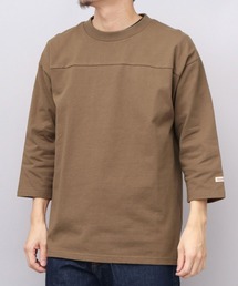 七分袖」に該当するTシャツ/カットソー（ブラウン/茶色系