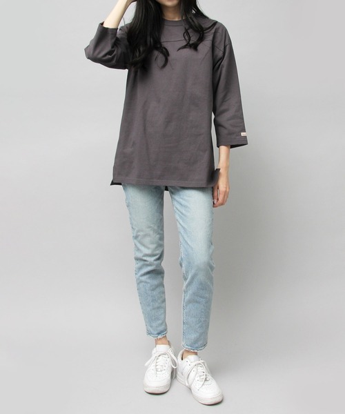 CIOTA 七分袖フットボールT サイズ4 CIOTA】スビンコットン 12/-天竺 フットボール七分袖Tシャツのご