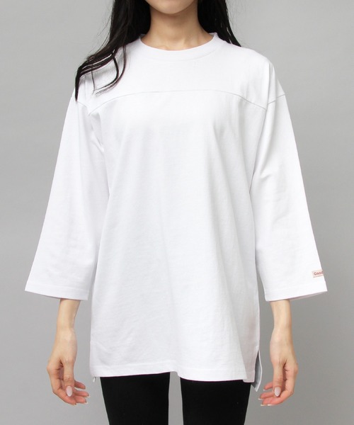 BOOTEGGERSNeil Young 7分袖　カットソー セール】 刺繍ボーダー七分袖カットソー （カットソー