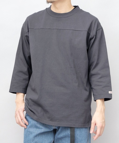COMOLI (コモリ) フットボールTシャツ