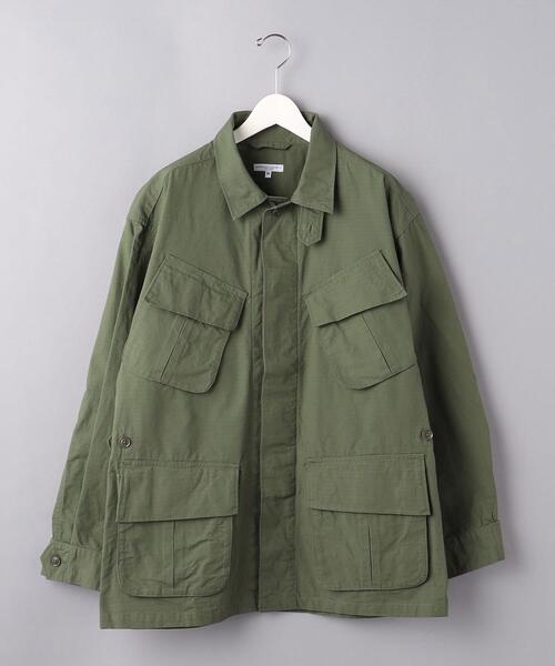 Engineered Garments(エンジニアードガーメンツ)の「<Engineered Garments> リップ ジャングル ファティーグジャケット ■■■(その他アウター・メンズ・オリーブ・S/M)」の1枚目の写真