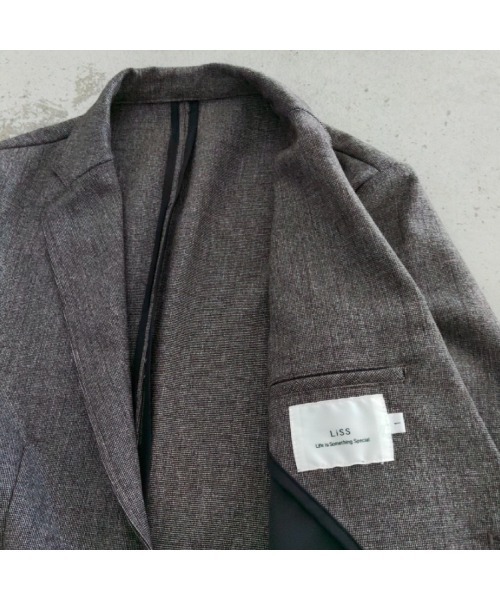 LiSS（リス）の「【Ls】【LiSS】TRストレッチテーラードジャケット（テーラードジャケット・メンズ・ブラック/ブラウン/グレー・1/2/3）」の7枚目の写真