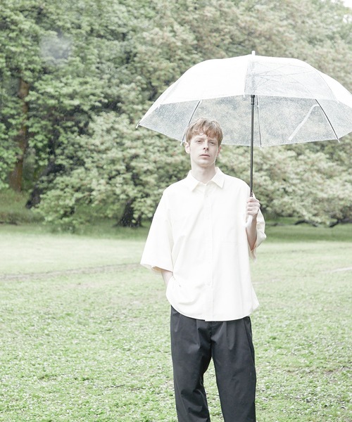 ESPONT（エスポント）の「【ESPONT】organic cotton half sleeve shirt（シャツ/ブラウス・メンズ・オリーブ/アイボリー・S/M/L）」の5枚目の写真