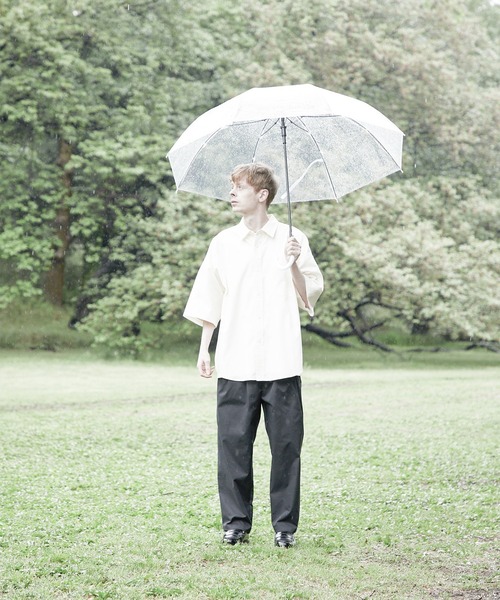 ESPONT（エスポント）の「【ESPONT】organic cotton half sleeve shirt（シャツ/ブラウス・メンズ・オリーブ/アイボリー・S/M/L）」の6枚目の写真