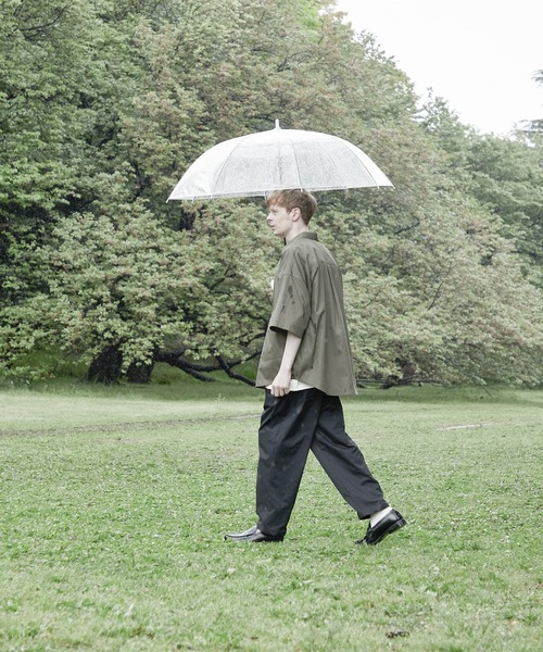 ESPONT（エスポント）の「【ESPONT】organic cotton half sleeve shirt（シャツ/ブラウス・メンズ・オリーブ/アイボリー・S/M/L）」の13枚目の写真