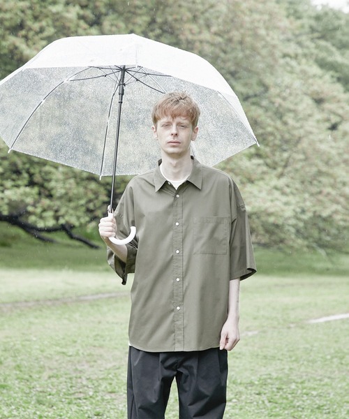 ESPONT（エスポント）の「【ESPONT】organic cotton half sleeve shirt（シャツ/ブラウス・メンズ・オリーブ/アイボリー・S/M/L）」の10枚目の写真