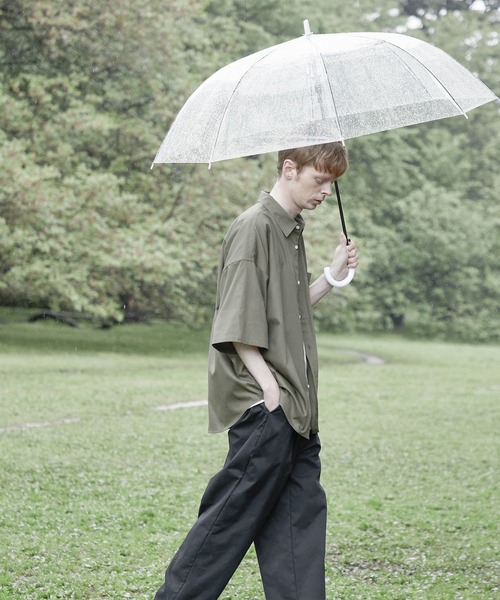 ESPONT（エスポント）の「【ESPONT】organic cotton half sleeve shirt（シャツ/ブラウス・メンズ・オリーブ/アイボリー・S/M/L）」の11枚目の写真