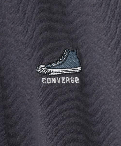 CONVERSE(コンバース)の「CONVERSE/コンバース ビッグシルエット ワンポイント オールスター スニーカー ロゴ 刺繍 ラガーシャツ(ポロシャツ・メンズ・ベージュ/ブルー/グリーン/ベージュ系その他/ブルー系その他/スミクロ・M/L)」の16枚目の写真