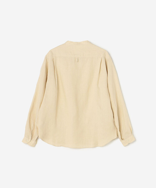 DANTON|フランダースリネンバンドカラーシャツWOMEN