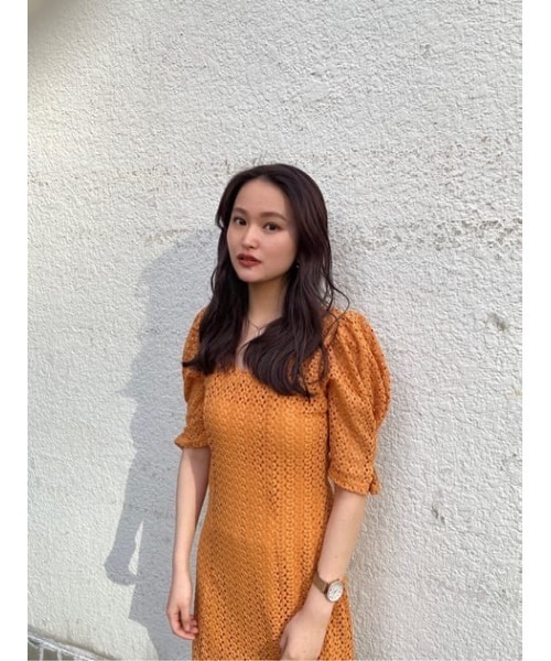 セール】CUT LACE S/OP カット レース ミニワンピース