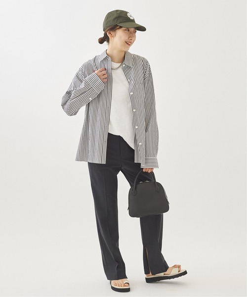 plage(プラージュ)の「minimal stripe シャツ◆(シャツ/ブラウス・レディース・ブラック・FREE)」の9枚目の写真