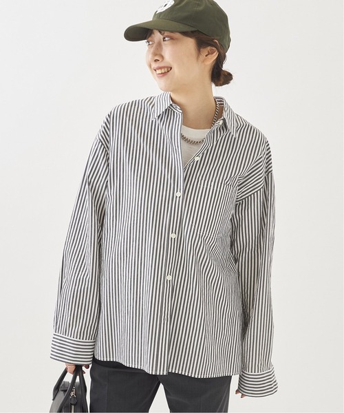 plage(プラージュ)の「minimal stripe シャツ◆(シャツ/ブラウス・レディース・ブラック・FREE)」の11枚目の写真