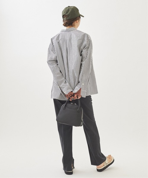 美品♪プラージュ minimal stripe シャツ　ストライプシ　ゆったり plage（プラージュ）の「minimal stripe シャツ◇（シャツ