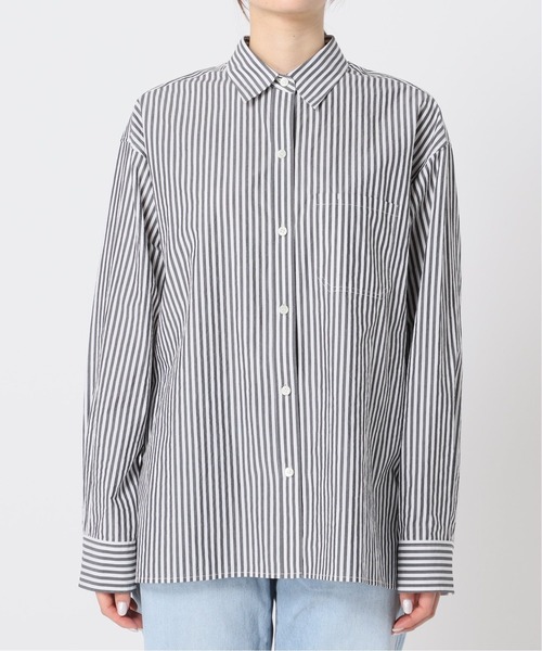 会員様限定 お買い得商品 plage（プラージュ）の「minimal stripe シャツ◇（シャツ トップス