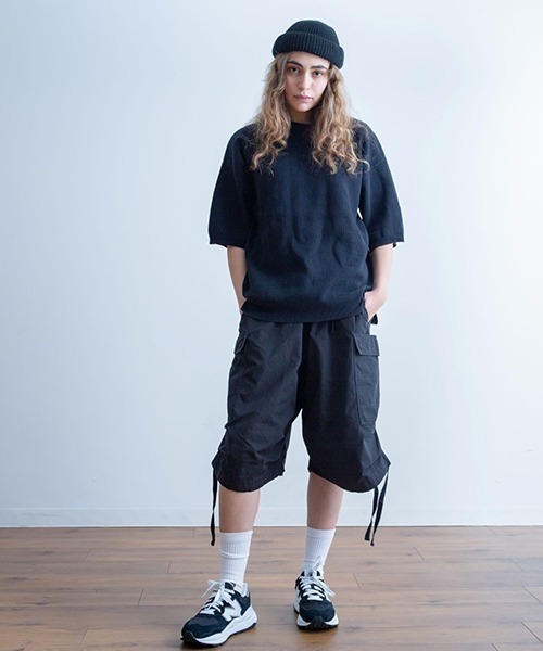 Universal Style Wear（ユニバーサルスタイルウェア）の「Universal Style Wear ファティーグ バズーカ カーゴ ショーツ（カーゴパンツ・メンズ・カーキ/オフホワイト/ブラック/グレイッシュベージュ・MEDIUM/LARGE/X-LARGE）」の8枚目の写真