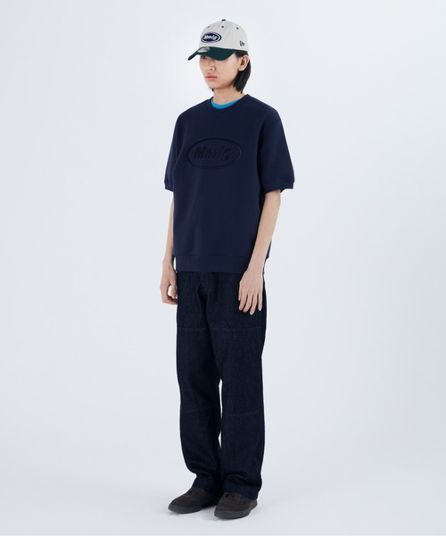 87mm（87mm）の「【87MM / Mmlg】OPACITY HF SWEAT / パルチムエムエム Mmlg オパシティ HF ショートスリーブ スウェット（Tシャツ/カットソー・レディース・ブラウン/ネイビー/スカイブルー・SMALL/MEDIUM/LARGE）」の15枚目の写真