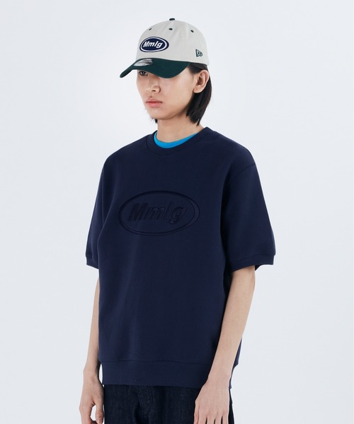 87mm（87mm）の「【87MM / Mmlg】OPACITY HF SWEAT / パルチムエムエム Mmlg オパシティ HF ショートスリーブ スウェット（Tシャツ/カットソー・レディース・ブラウン/ネイビー/スカイブルー・SMALL/MEDIUM/LARGE）」の14枚目の写真