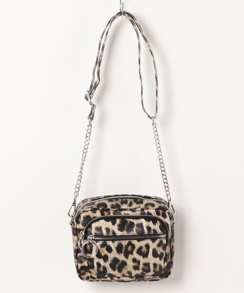 one way（ワンウェイ）の「横型ショルダーバッグ（ショルダーバッグ・レディース・ブラック/ブラック系その他/ライトグリーン・FREE）」の3枚目の写真