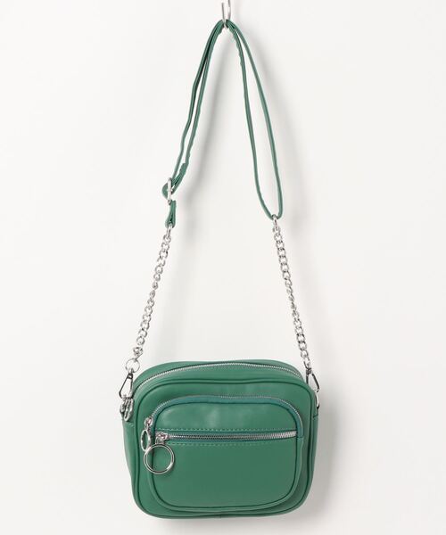 one way（ワンウェイ）の「横型ショルダーバッグ（ショルダーバッグ・レディース・ブラック/ブラック系その他/ライトグリーン・FREE）」の19枚目の写真