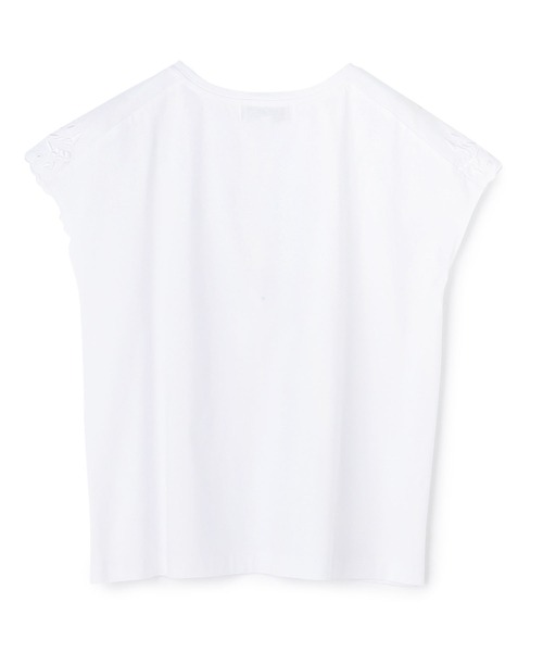LE SOUK HOLIDAY(ルスークホリデー)の「刺しゅうスリーブプルオーバー(Tシャツ/カットソー・レディース・ブラック/オフホワイト/モカ・M/L)」の22枚目の写真