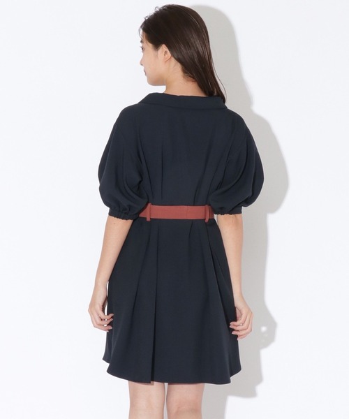 REDYAZEL（レディアゼル）の「ダブルバックルミニシャツワンピース（ワンピース・レディース・グリーン/ブルー/ネイビー・FREE）」の7枚目の写真