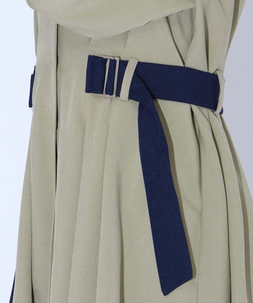 REDYAZEL（レディアゼル）の「ダブルバックルミニシャツワンピース（ワンピース・レディース・グリーン/ブルー/ネイビー・FREE）」の18枚目の写真