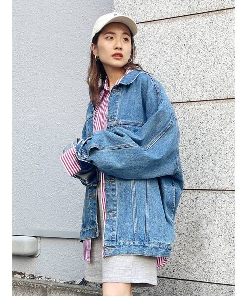 Ungrid（アングリッド）の「ビッグシルエットデニムジャケット（デニム