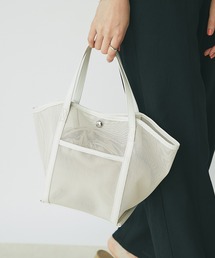 un dix cors | 爽やかなメッシュデザイン　巾着付きメッシュトート2WAYバッグ(トートバッグ)