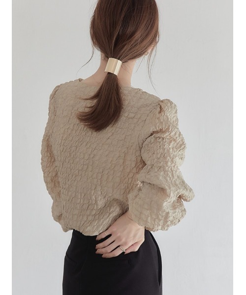 amel（エイメル）の「ヘアカフ（バレッタ/ヘアクリップ・レディース・ゴールド系1/ゴールド系2・FREE）」の2枚目の写真