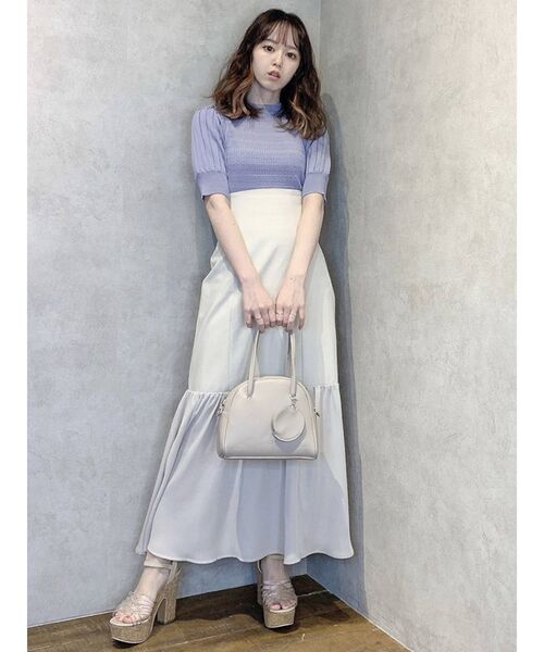 dazzlin(ダズリン)の「レースアップスイッチングスカート(スカート・レディース・ブラウン/グリーン/アイボリー・SMALL/MEDIUM)」の7枚目の写真