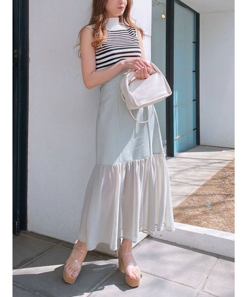 dazzlin(ダズリン)の「レースアップスイッチングスカート(スカート・レディース・ブラウン/グリーン/アイボリー・SMALL/MEDIUM)」の13枚目の写真