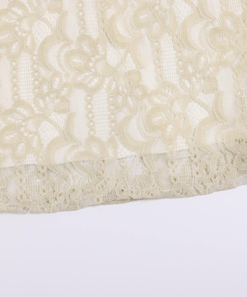 Amulet（アミュレット）の「バルーンスリーブレースブラウス（シャツ/ブラウス・レディース・ホワイト/ベージュ・M/L/XL）」の5枚目の写真