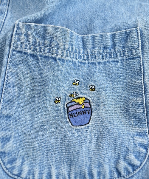 DISNEY VINTAGE(ディズニーヴィンテージ)の「【ヴィンテージ古着】90's Disney / ディズニー Winnie The Pooh くまのプーさん 刺繍 デニムシャツ(シャツ/ブラウス・メンズ・ブルー・LARGE)」の6枚目の写真
