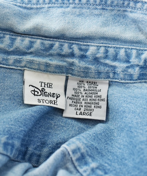 DISNEY VINTAGE(ディズニーヴィンテージ)の「【ヴィンテージ古着】90's Disney / ディズニー Winnie The Pooh くまのプーさん 刺繍 デニムシャツ(シャツ/ブラウス・メンズ・ブルー・LARGE)」の9枚目の写真