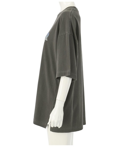 ANAP（アナップ）の「ピグメント加工アニマルプリントTシャツ（Tシャツ/カットソー・レディース・ライトグレー/ブルー/スミクロ・FREE）」の11枚目の写真