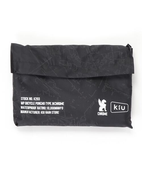 kiu＆クロームコラボ VISIBLE CRACK ポンチョ kiu＆クロームコラボ VISIBLE CRACK ポンチョ kiu＆クローム